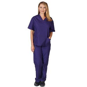 Women's Scrub Set - Medical Scrub Top and Pant